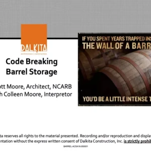 Code Breaking Barrel Storage